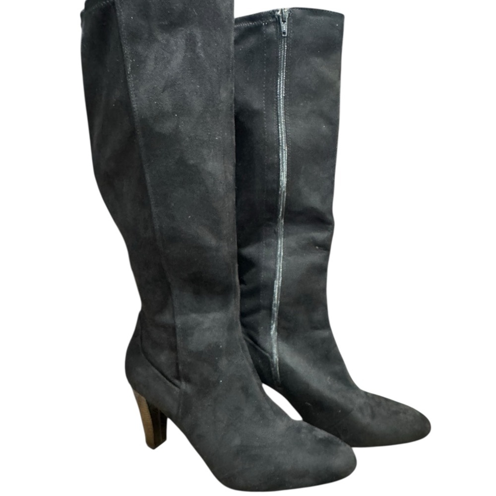 Roberto Vianni Sammey Black Heeled Boots for Women size 10